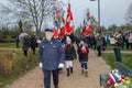 St Julien Les Metz, October 17, 2019. 75th anniversary of the liberation of Metz by the 95th division United States