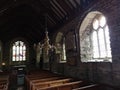 St just in roseland Church interior Royalty Free Stock Photo