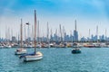 St Kilda Beach is a beach located in St Kilda, Port Phillip, 6 kilometres south from the Melbourne city centre. It is Melbourne`s