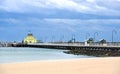 St Kilda Pier and Pavilion Royalty Free Stock Photo