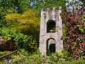 St Kitts - Jan 25 2024: The old bell tower on he Romney Manor on the Wingfield Estate. The bell was rung to signal to slaves. Royalty Free Stock Photo