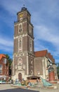 St. Lambert church on the central square of Coesfeld Royalty Free Stock Photo