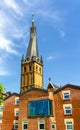 St Lambertus church at the riverside of Dusseldorf Royalty Free Stock Photo