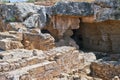 St. Lambrianos catacomb. Paphos Archaeological Park. Cyprus