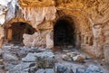 St. Lambrianos catacomb. Paphos Archaeological Park. Cyprus