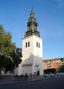 St. Lars Church at sunset, Linkoping, Sweden Royalty Free Stock Photo