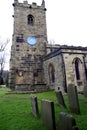 St. Lawrence church, Eyam, Derbyshire. Royalty Free Stock Photo