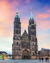St. Lawrence church - Nuremberg, Germany Royalty Free Stock Photo