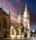 St. Lawrence church - Nuremberg, Germany Royalty Free Stock Photo