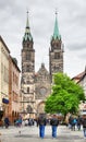 St. Lawrence church in Nuremberg Royalty Free Stock Photo