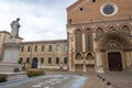 St Lawrence Church and Square in Vicenza, Italy