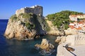 St. Lawrence Fortress, Dubrovnik, Croatia Royalty Free Stock Photo