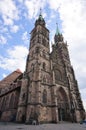 St. Lorenz Church - NÃÂ¼rnberg/Nuremberg, Germany Royalty Free Stock Photo