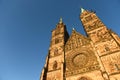 St. Lorenz Church St. Lorenz Kirche in Nuremberg, Bavaria, Germany Royalty Free Stock Photo