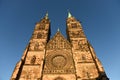 St. Lorenz Church St. Lorenz Kirche in Nuremberg, Bavaria, Germany Royalty Free Stock Photo