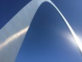 St. Louis Arch Reflects Royalty Free Stock Photo