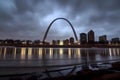 The St. Louis Arch - St. Louis, USA (Generative AI) Royalty Free Stock Photo