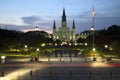 St Louis Cathedral night view city New Orleans USA Royalty Free Stock Photo