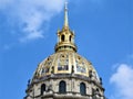 St. Louis Cathedral and Museum complex Les Invalides, Paris, France is the burial place of many heroes of the war in France, also Royalty Free Stock Photo