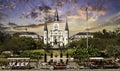 St. Louis Cathedral New Orleans Royalty Free Stock Photo