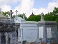 The St. Louis Cemetery #1, One of the above ground Cemeteries in New Orleans Louisiana USA