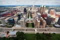 St. Louis City from the top of gateway Arch