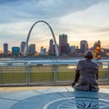 St. Louis downtown Royalty Free Stock Photo