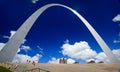 St. Louis Gateway Arch Royalty Free Stock Photo