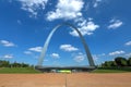 St. Louis Gateway Arch in Missouri Royalty Free Stock Photo