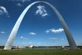 St. Louis Gateway Arch in Missouri Royalty Free Stock Photo