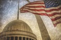 St. Louis Gateway Arch: Photograph the Gateway Arch with the American flag