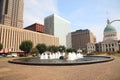 St. Louis - Kiener Plaza Fountain Royalty Free Stock Photo