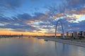 St. Louis, Missouri and the Gateway Arch Royalty Free Stock Photo