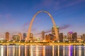 St. Louis, Missouri, USA downtown cityscape Royalty Free Stock Photo