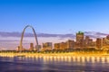 St. Louis, Missouri, USA downtown cityscape Royalty Free Stock Photo