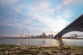 St. Louis, Missouri, USA downtown cityscape on the Mississippi River Royalty Free Stock Photo