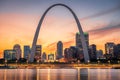 St. Louis, Missouri, USA downtown cityscape Royalty Free Stock Photo