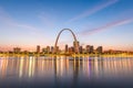 St. Louis, Missouri, USA Skyline Royalty Free Stock Photo