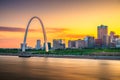 St. Louis, Missouri, USA Skyline Royalty Free Stock Photo