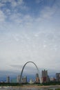 St. Louis Skyline - Gateway Arch Royalty Free Stock Photo