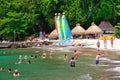 St. Lucia - Jalousie Beach Fun Royalty Free Stock Photo