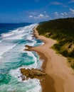 St Lucia South Africa, Mission Rocks beach near Cape Vidal in Isimangaliso Wetland Park in Zululand Royalty Free Stock Photo