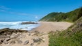St Lucia South Africa, Mission Rocks beach near Cape Vidal in Isimangaliso Wetland Park in Zululand Royalty Free Stock Photo