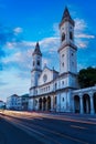 St. Ludwig's Church Ludwigskirche in the evening. Munich, Bavaria, Germany