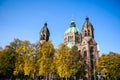 St. Lukas church in munich, near Isar, bavaria, Mariannen church