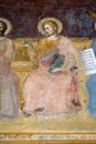 St. Luke Evangelist, fresco in Santa Maria Novella church in Florence