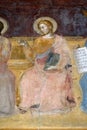 St. Luke Evangelist, fresco in Santa Maria Novella church in Florence