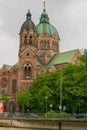 St. Luke`s Church, the largest Protestant church in Munich Die Evangelische Kirche