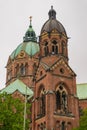 St. Luke`s Church, the largest Protestant church in Munich Die Evangelische Kirche
