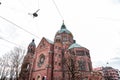 St. Luke\'s Church, Lukaskirche is the largest Protestant church in Munich, Germany Royalty Free Stock Photo